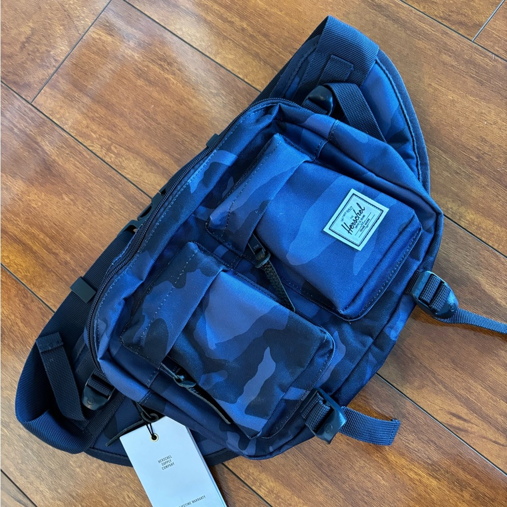 BRAND NEW Herschel Navy Camouflage Men's Utility Belt/Fanny Pack